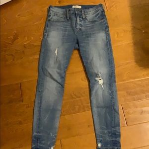 Madewell high rise skinny boyfriend jean